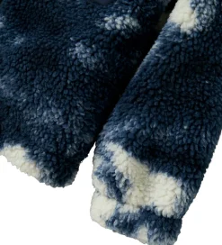 Name It Fleece*Fleecejakke - Teddy - NkmMilou - Navy Blazer m. Mønster