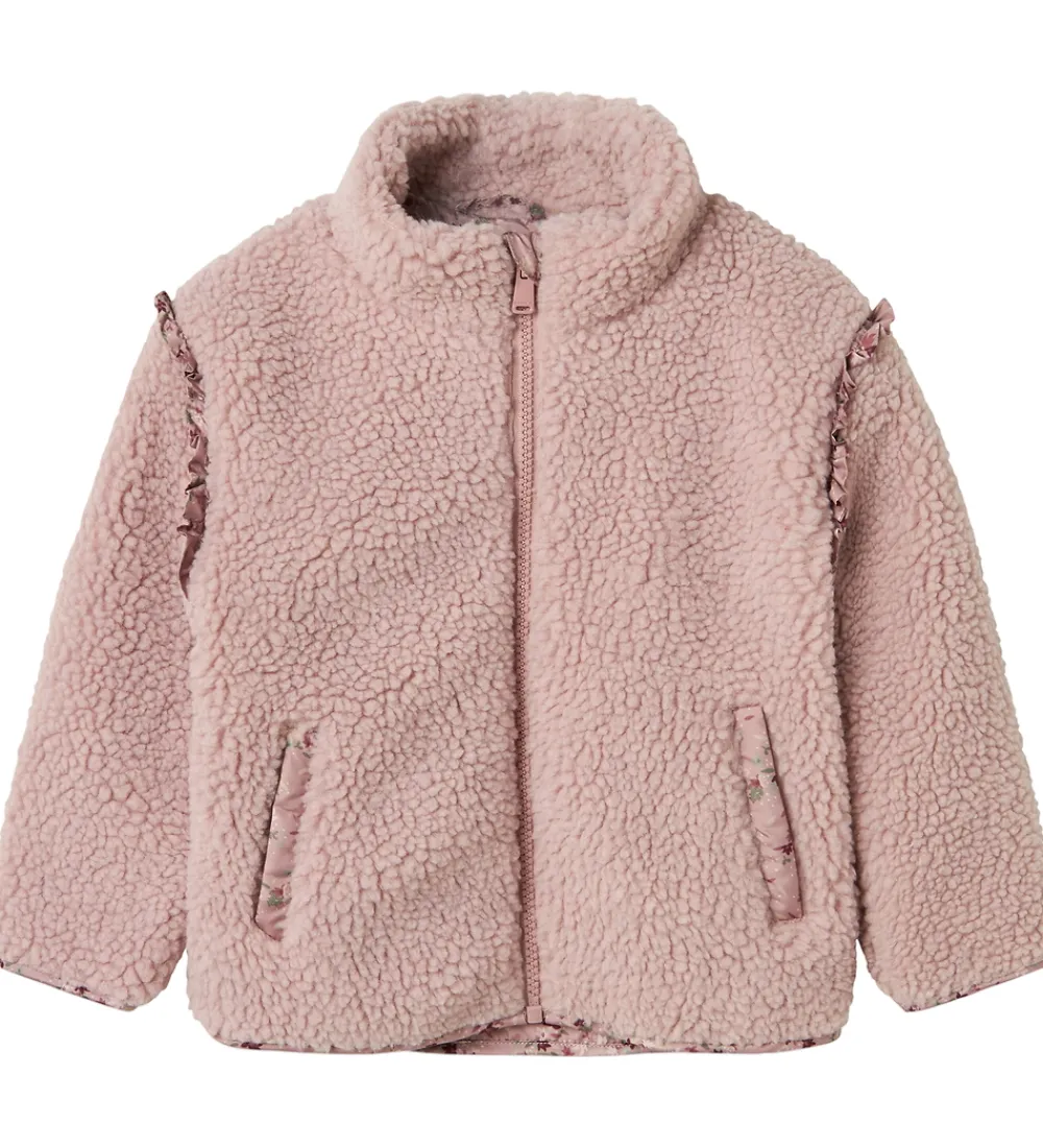 Name It Fleece*Fleecejakke - Teddy - NmfMinna - Violet Ice
