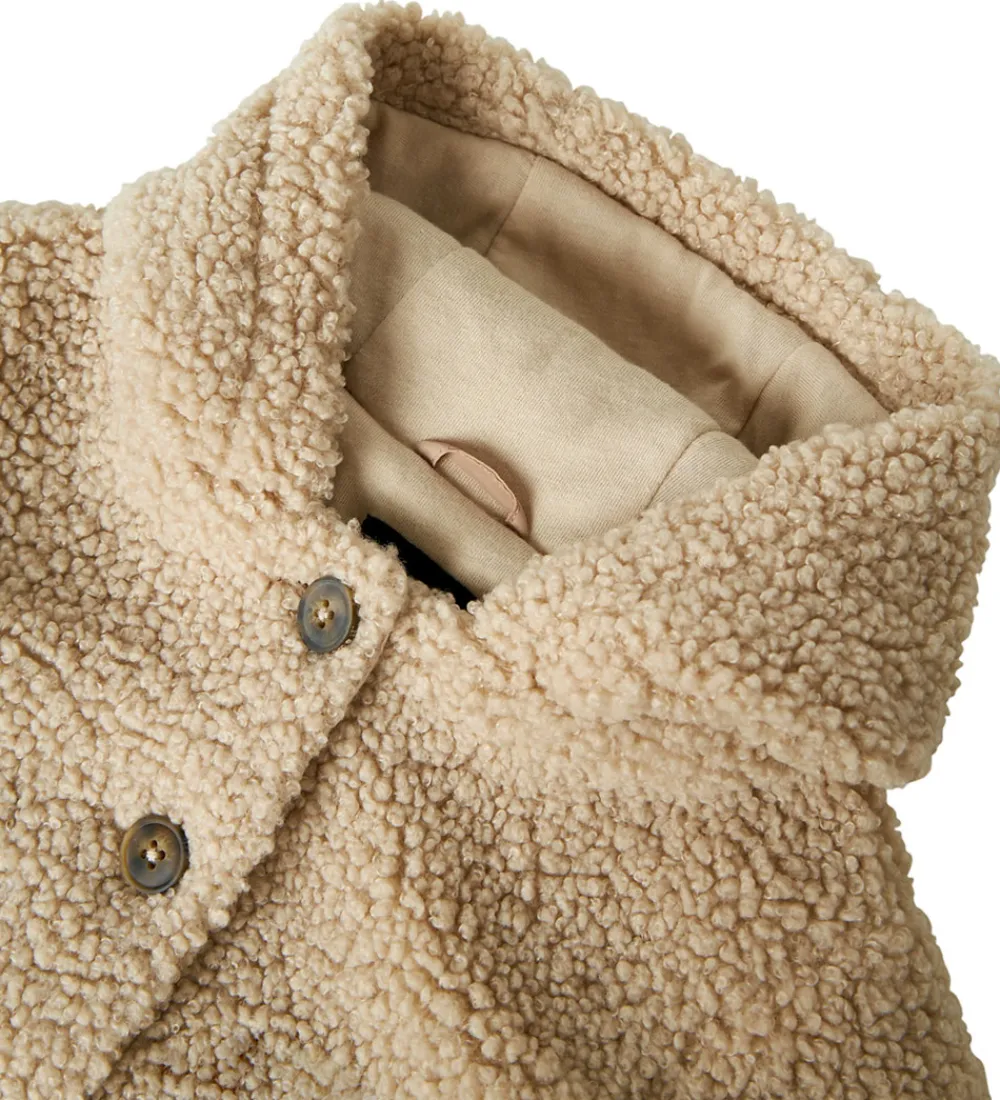 Name It Fleece*Fleecejakke - Teddy - NbnMilo - Pure Cashmere
