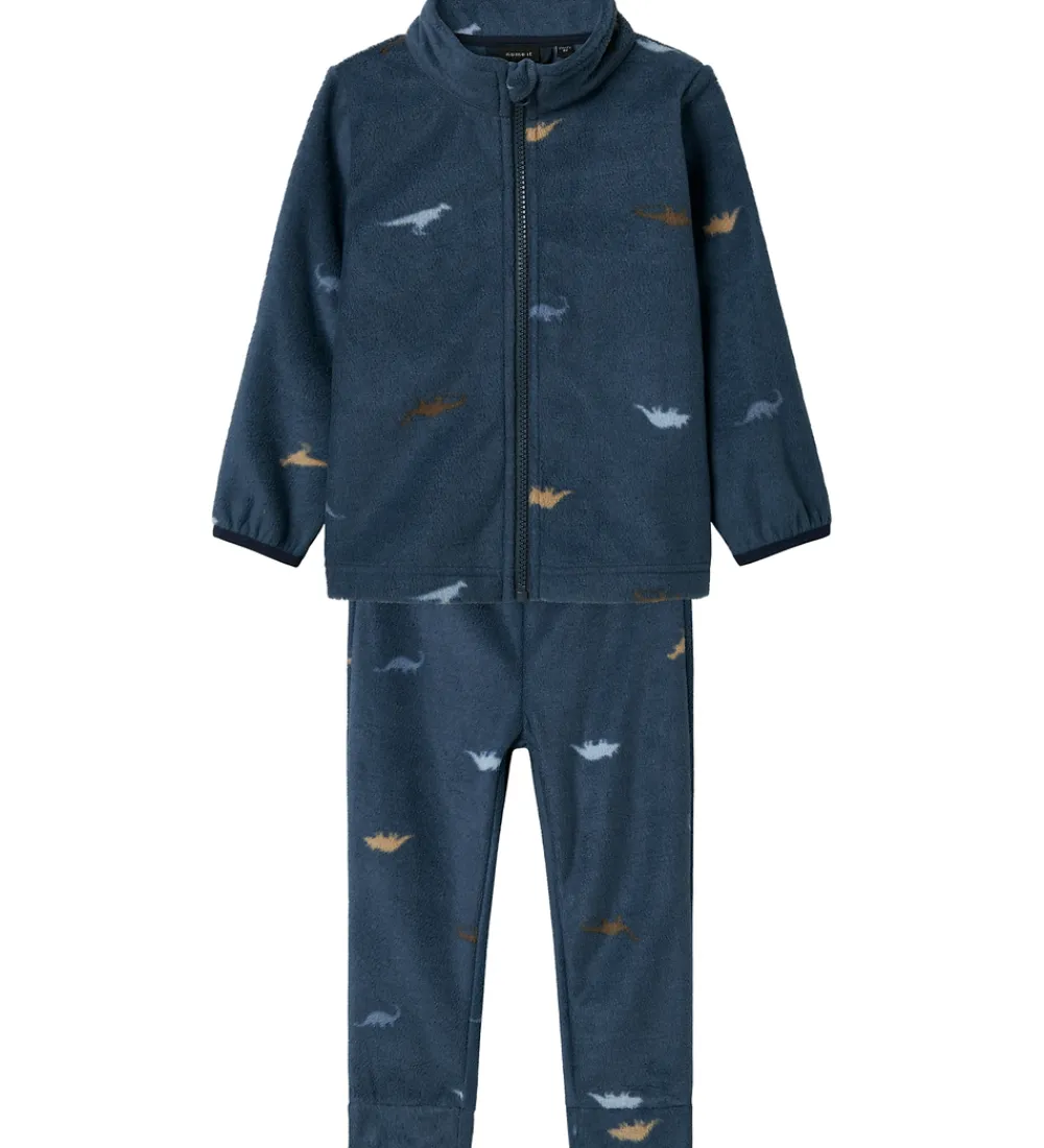Fleece-Name It Fleecesæt - NmnSpektra - Spellbound m. Dinoer