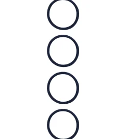 Name It Hårpynt*Hårelastikker - NkfRiga - 4-pak - Beacon Blue/m. Glitter