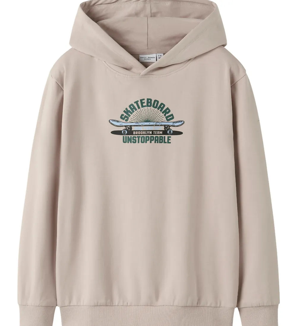 Name It Sweatshirts*Hættetrøje - NkmVugo - Mushroom/ Unstoppable