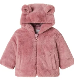 Name It Fleece*Jakke - Imiteret Pels - NbfMila - Lilas