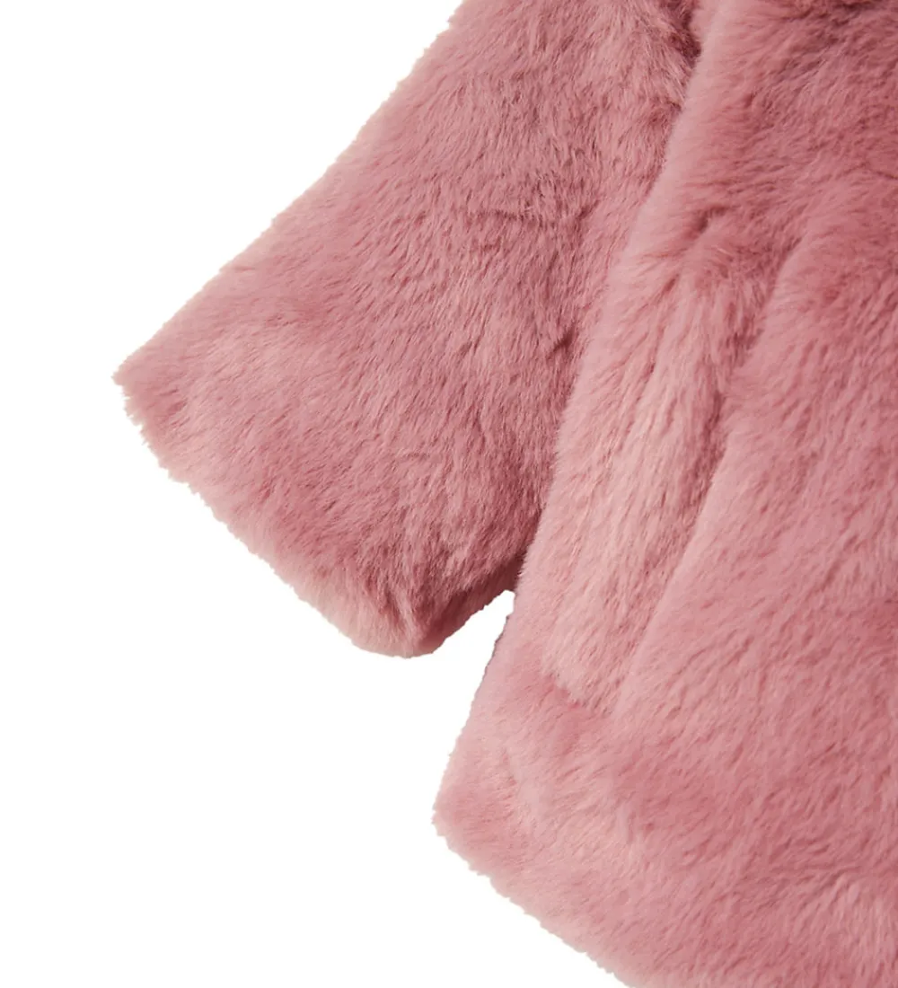Name It Fleece*Jakke - Imiteret Pels - NbfMila - Lilas