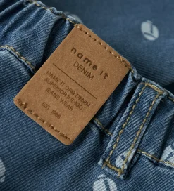 Bukser Og Jeans-Name It Jeans - NbmBen - Dark Blue Denim/AOP