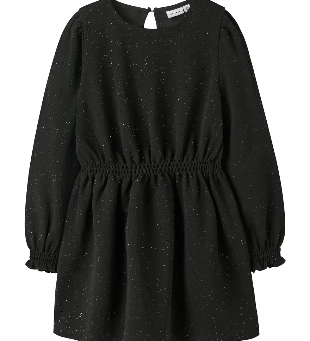 Name It Kjoler*Kjole - NkfRoka - Black/O-neck