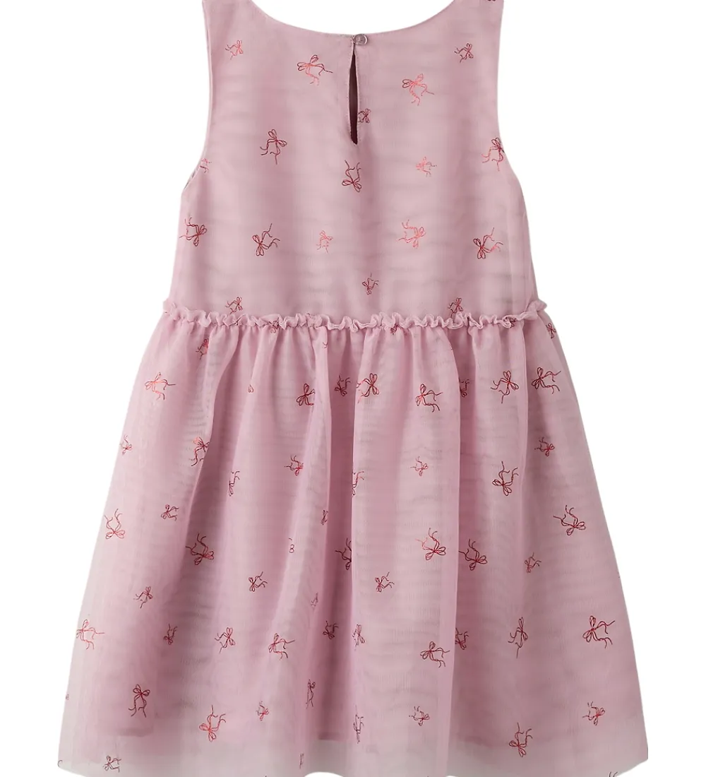 Name It Kjoler|Juletøj*Kjole - NkfVabos - Keepsake Lilac/Bows