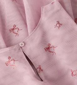 Name It Kjoler|Juletøj*Kjole - NkfVabos - Keepsake Lilac/Bows