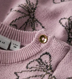 Name It Kjoler|Juletøj*Kjole - Strik - NbfRebowie - Keepsake Lilac