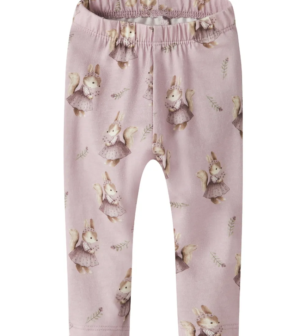 Name It Leggings*Leggings - NbfShelly - Keepsake Lilac