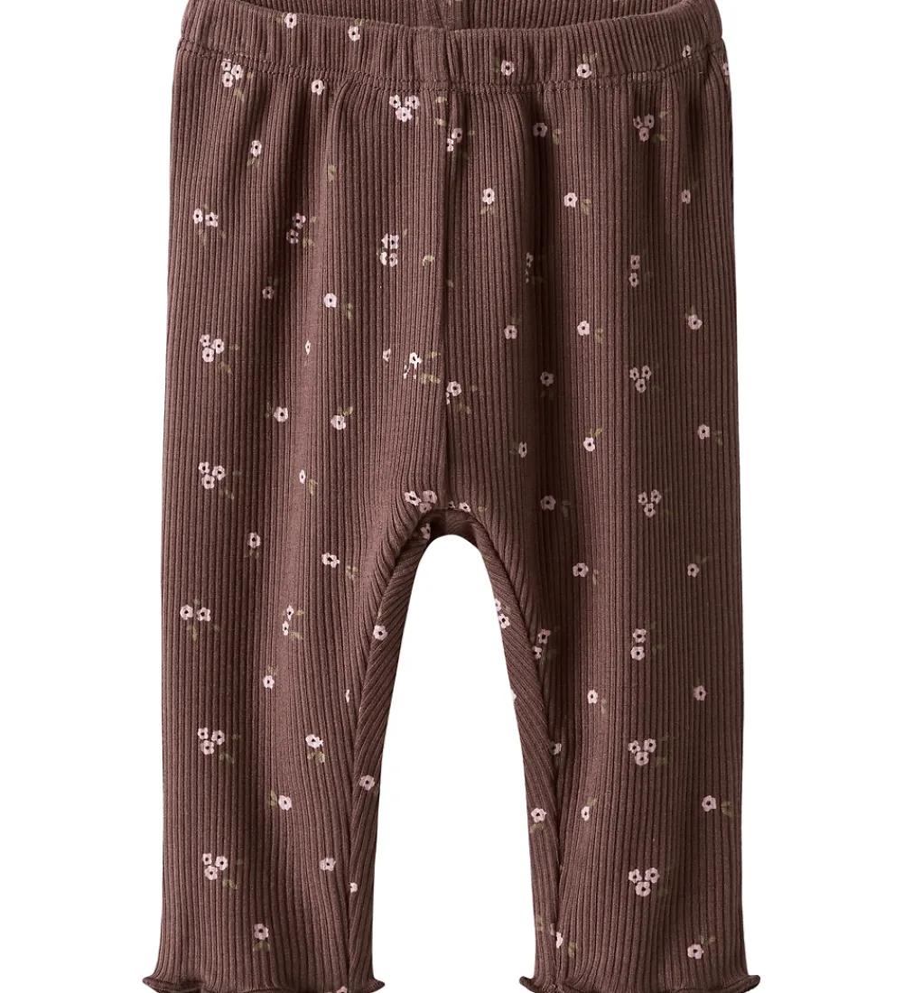 Name It Leggings*Leggings - Rib - NbfSoho - Peppercorn