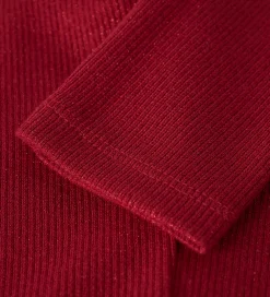 Leggings|Juletøj-Name It Leggings - Rib - NmfSiclo - Jester Red m. Glimmer