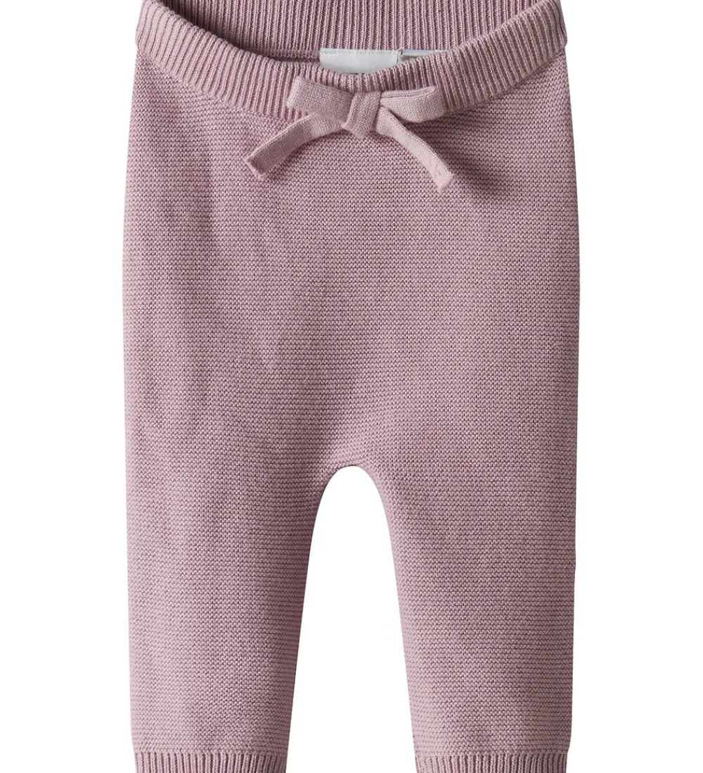 Name It Leggings*Leggings - Strik - NbfOda - Keepsake Lilac