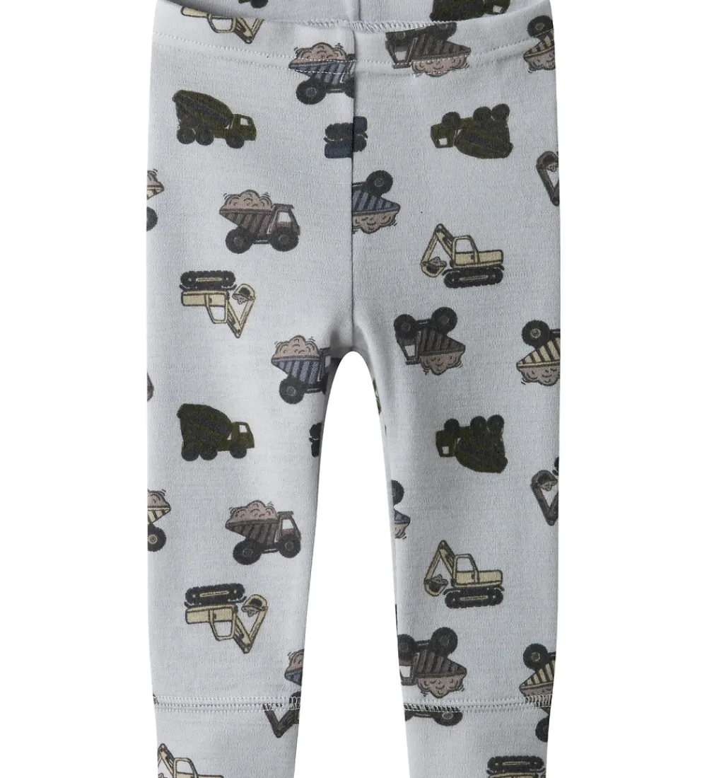 Name It Leggings*Leggings - Uld - NbmWillow - Micro Chip/Working Machines