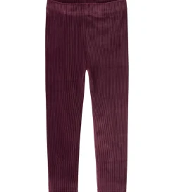 Name It Leggings|Juletøj*Leggings - Velour - NmfVeloa - Burgundy