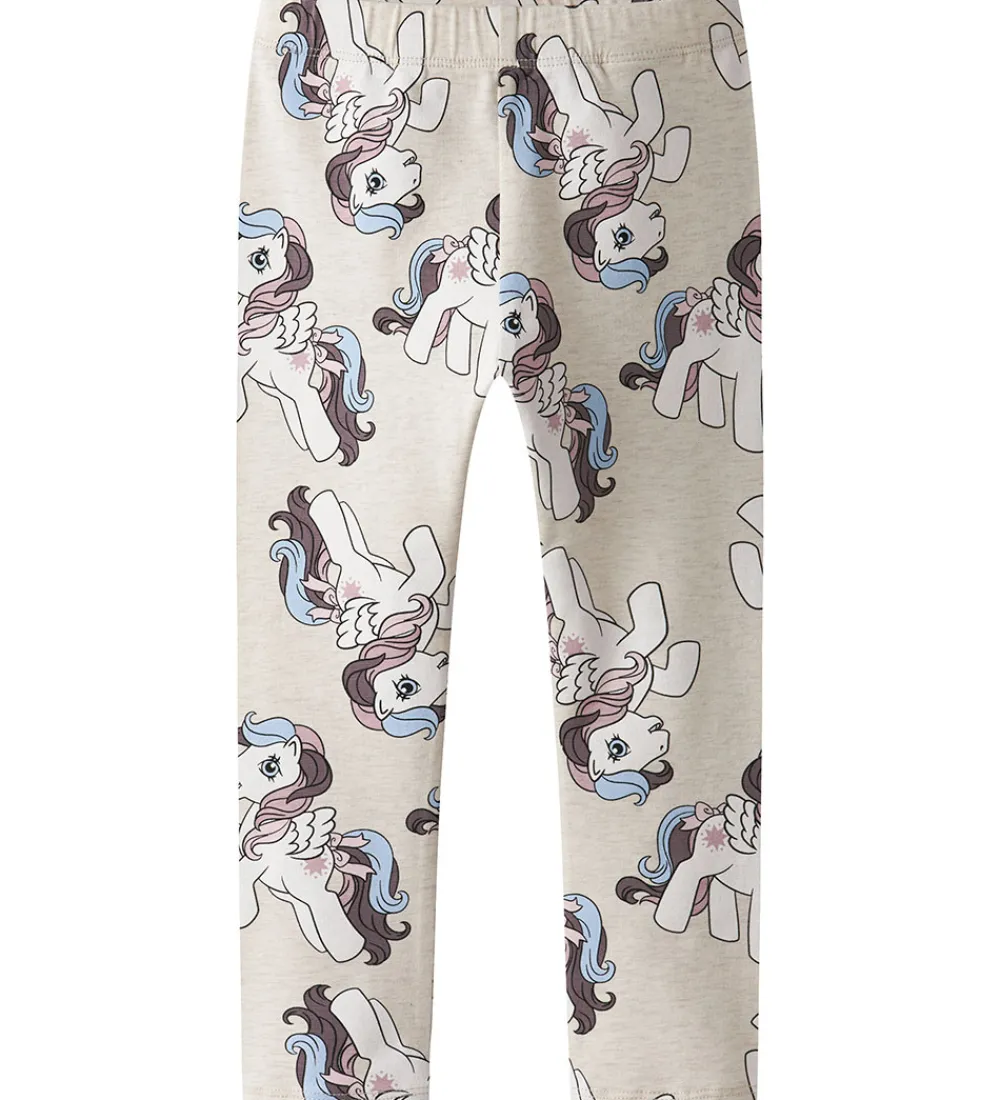Name It Leggings*Leggins - NmfOmba - Peyote Melange