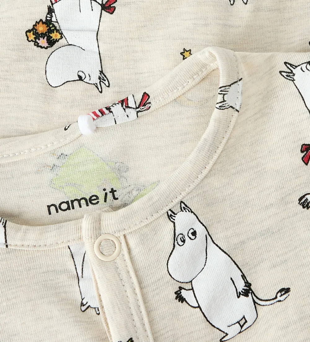 Name It Nattøj*Natdragt - NbnSelper - Moomin - Peyote Melange