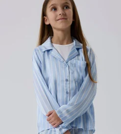 Name It Nattøj*Natskjorte - Satin - NkfRuth - Kentucky Blue