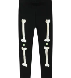 Name It Halloween*Nattøj - 2-delt - Glow - NmnOwen - Sort/Lemonade