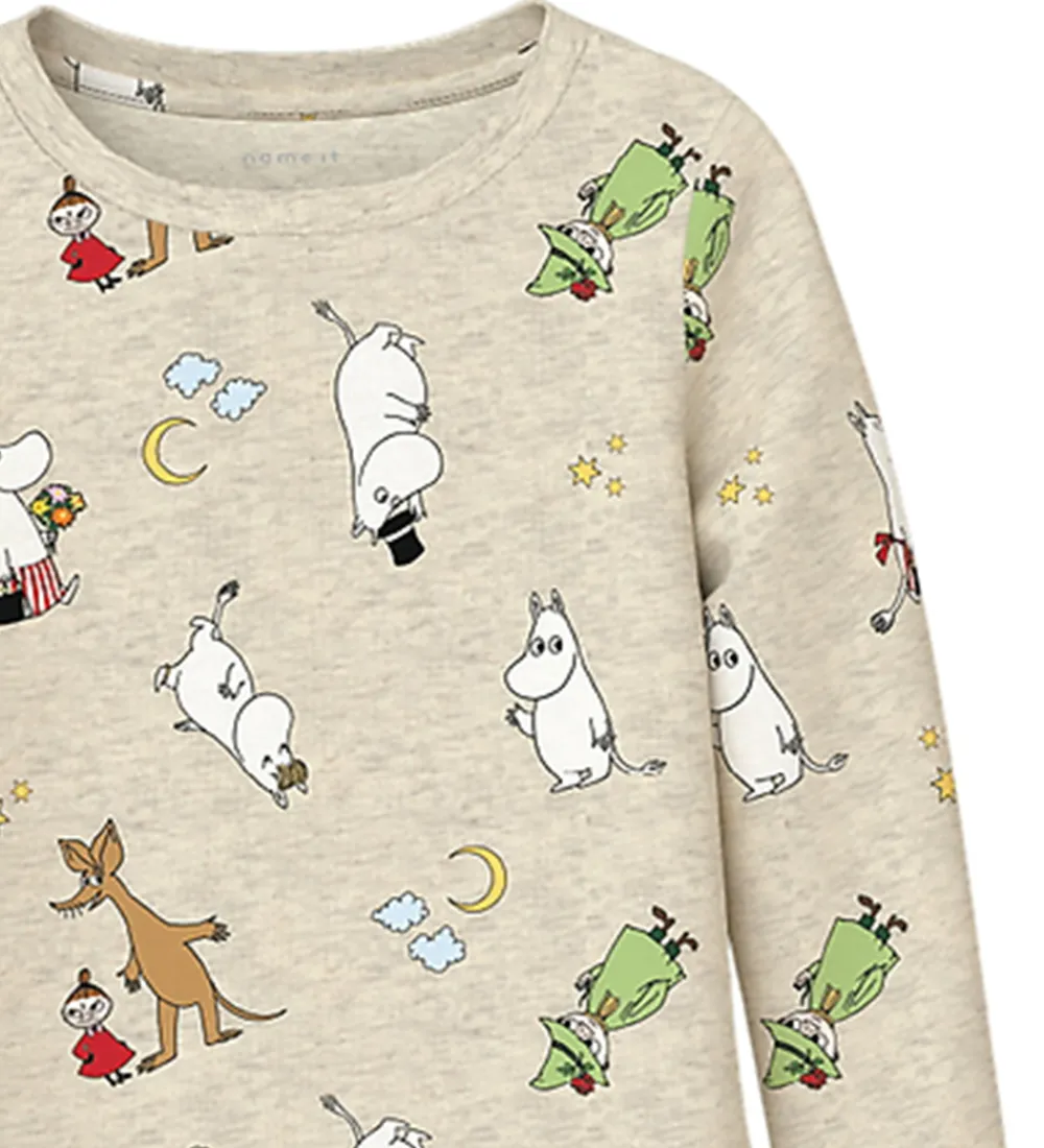 Nattøj-Name It Nattøj - NmnSemol - Moomin - Peyote Melange