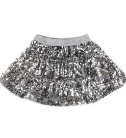 Name It Nederdele*Nederdel - NkfRiscing - Silver m. Palietter