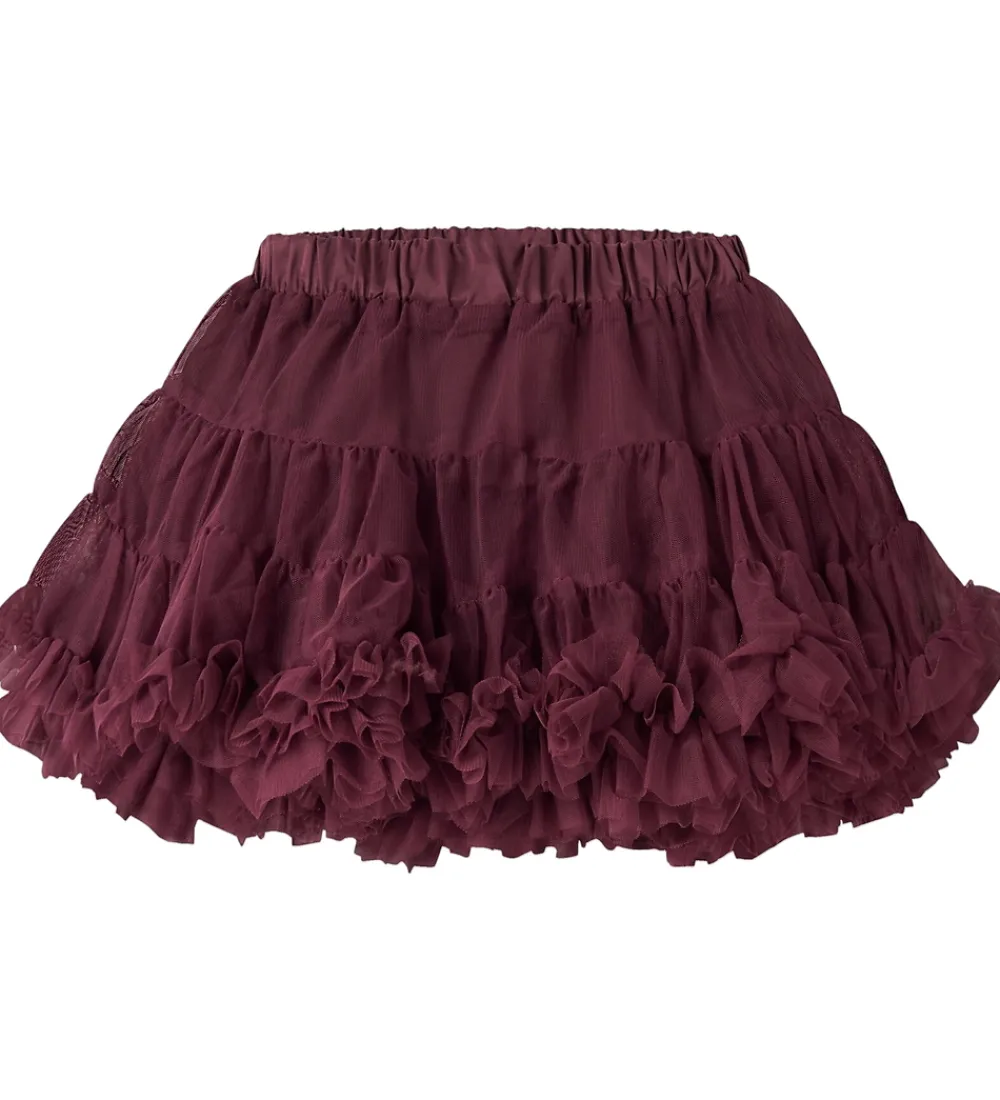 Nederdele|Juletøj-Name It Nederdel - Tyl - NmfRitul - Burgundy
