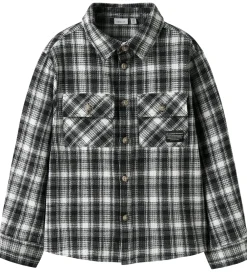 Skjorter-Name It Overshirt - NkmRaming - Sort