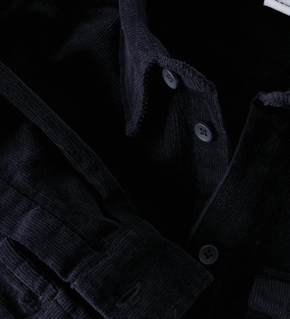 Name It Skjorter|Juletøj*Overshirt - NkmRocking - Fløjl - Navy Blazer