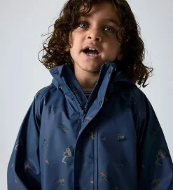 Name It Regntøj*Regntøj m. Seler - NmmDry10 - Vintage Indigo m. Print
