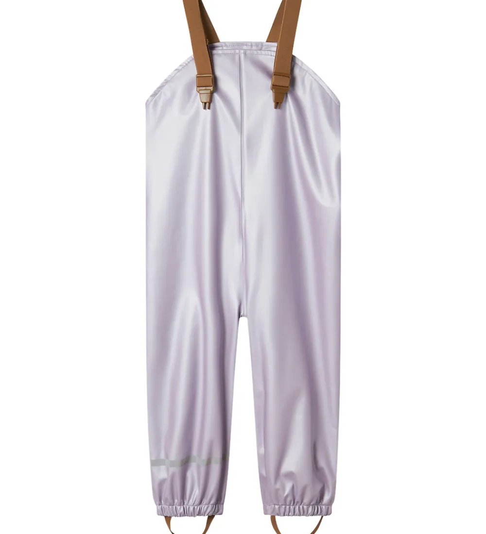 Name It Regntøj*Regntøj m. Seler - NmfDry10 - Metallic - Misty Lilac