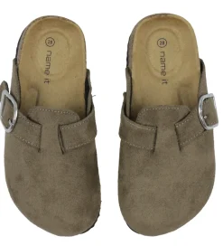 Sandaler-Name It Sandaler - NknAvery - Taupe Gray