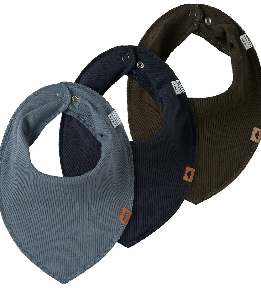 Spisetid|Savlesmække-Name It Savlesmække - Rib - NbmYasim - 3-pak - Flint Stone/Navy