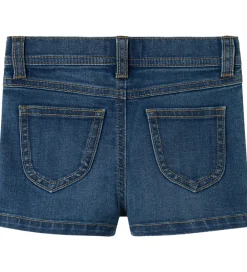 Shorts Og Knickers-Name It Shorts - NmfSalli - Dark Blue Denim