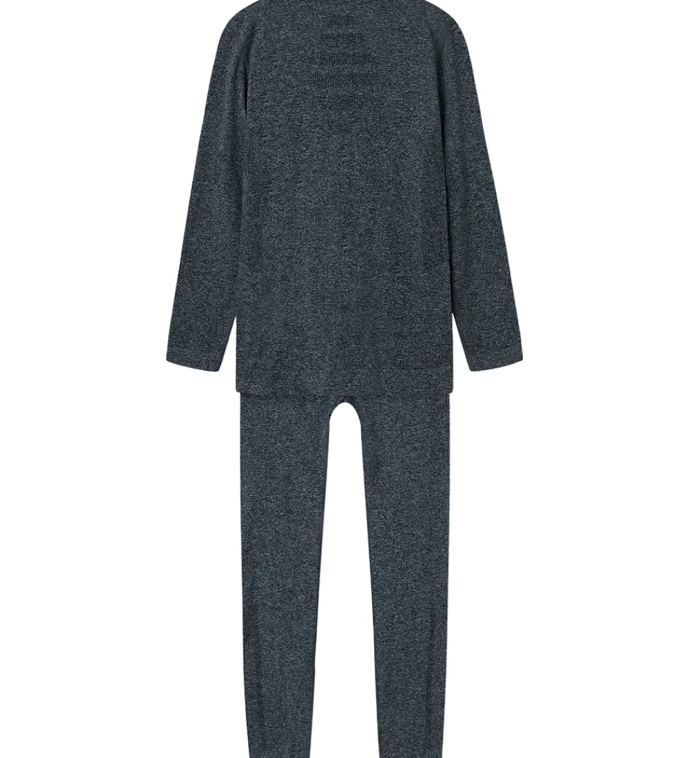 Undertøj|Skibukser-Name It Skiundertøj - NknSilver - Grey Melange