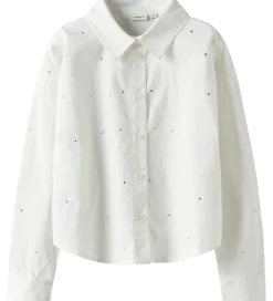 Name It Skjorter*Skjorte - NkfRhing - Bright White/All-Over
