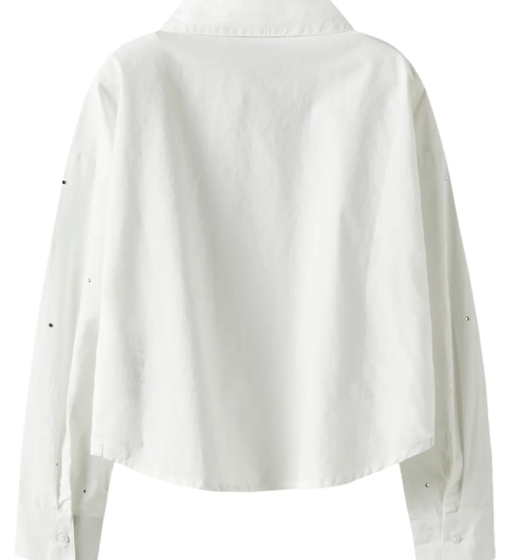 Name It Skjorter*Skjorte - NkfRhing - Bright White/All-Over
