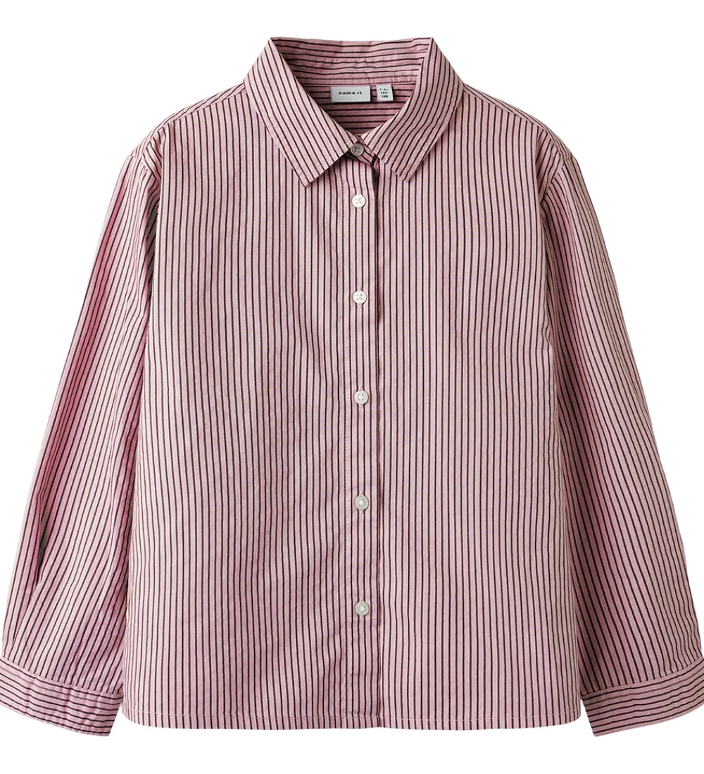 Name It Skjorter*Skjorte - NkfSvala - Keepsake Lilac/Burgundy