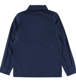 Name It Skjorter|Juletøj*Skjorte - NkmVilfred - Navy Blazer/Dot Kentucky Blue