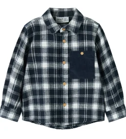 Skjorter-Name It Skjorte - NmmSanto - Navy Blazer