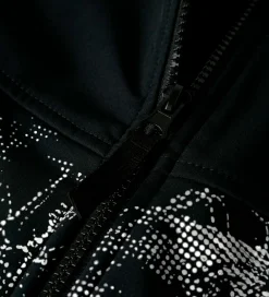 Softshell-Name It Softshell m. Fleece - NkmAlfa08 - Sort m. Refleksprint