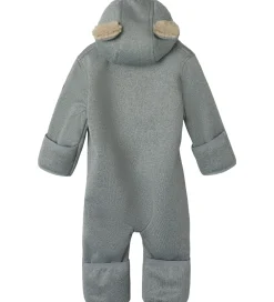 Name It Softshell*Softshelldragt m. Fleece - NbnMada08 - Grey Melange m. Ø