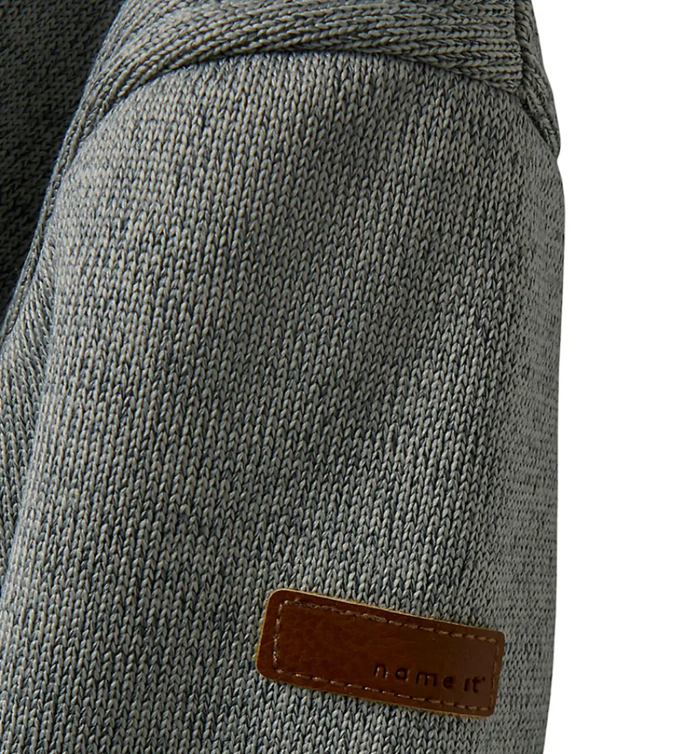 Name It Softshell*Softshelldragt m. Fleece - NbnMada08 - Grey Melange m. Ø