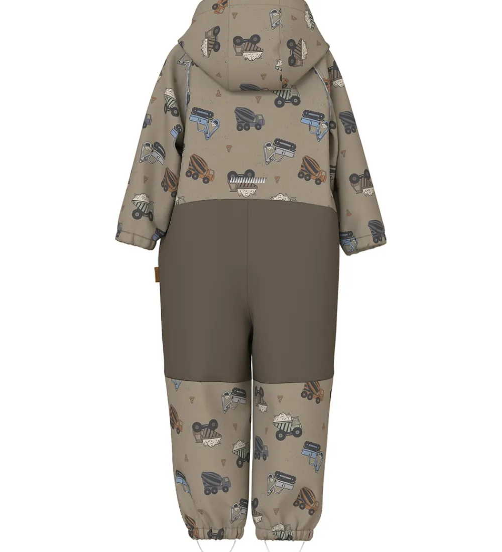 Name It Softshell*Softshelldragt m. Fleece - Noos - NmmAlfa08 - Silver Min