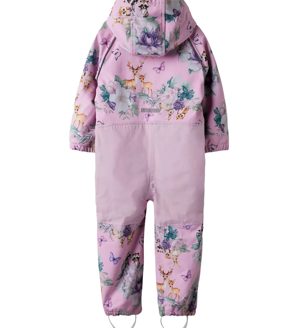 Softshell-Name It Softshelldragt m. Fleece - Noos - NmfAlfa08 - Pink Laven