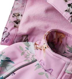 Softshell-Name It Softshelldragt m. Fleece - Noos - NmfAlfa08 - Pink Laven