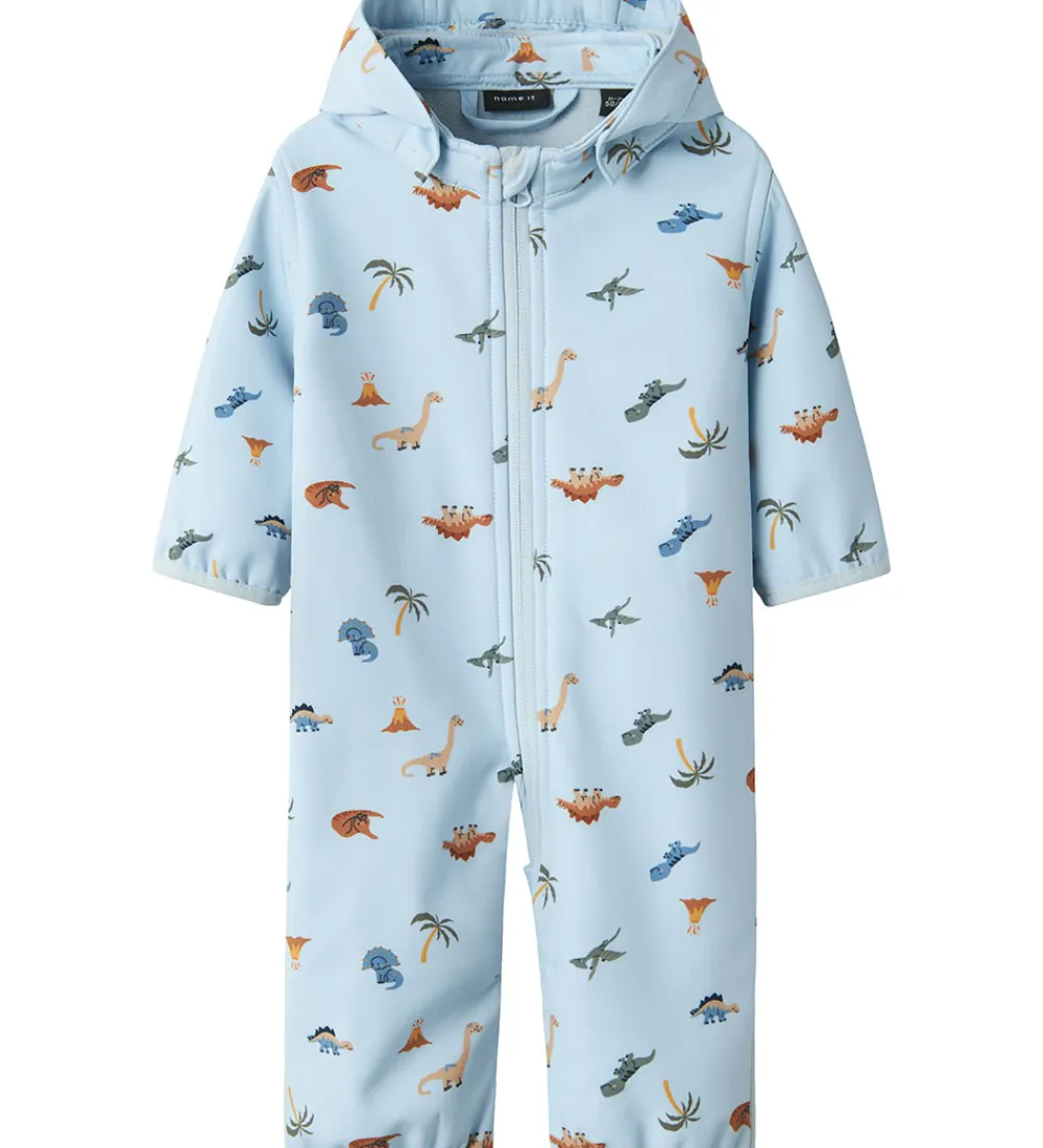 Name It Softshell*Softshelldragt m. Fleece - NbmAlfa08 - Skyway/Mini Dino