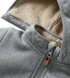 Name It Softshell*Softshelljakke m. Fleece - NbnMada08 - Grey Melange m. Ø