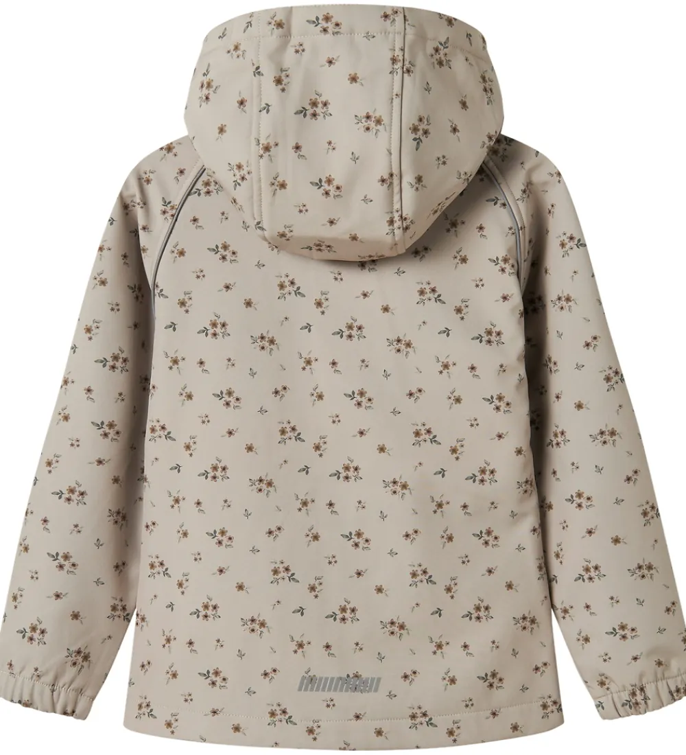 Name It Softshell*Softshelljakke m. Fleece - NkfAlfa08 - Pure Cashmere/Bou