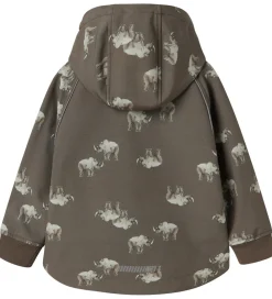 Name It Softshell*Softshelljakke m. Fleece - NmmAlfa08 - Morel/Rhino