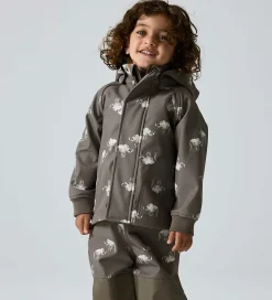 Name It Softshell*Softshelljakke m. Fleece - NmmAlfa08 - Morel/Rhino